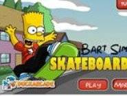 Bart Simpson Skateboarding