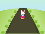 Hello Kitty Course de Voiture