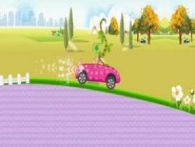 Barbie Car Racing - Free game at Playhub.com