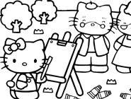 Hello Kitty Coloriage