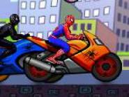 Spiderman Pilote de Moto
