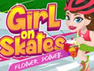 Girl on Skates: Flower Power