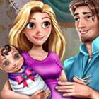 Rapunzel and Flynn Happy Family