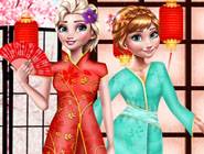 Elsa and Anna Japan Fashion Experience