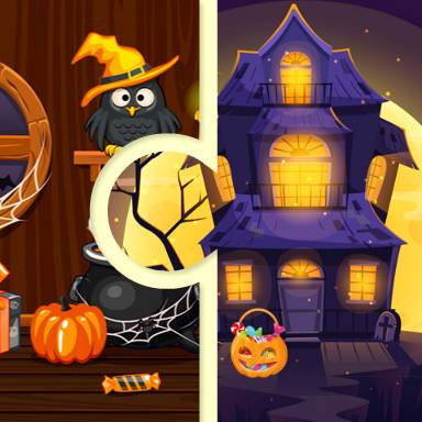 Witch House Halloween Puzzles