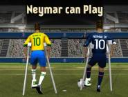 Neymar Blessé