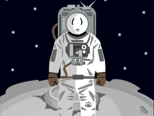 Stickman in space