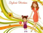 Stylish mother